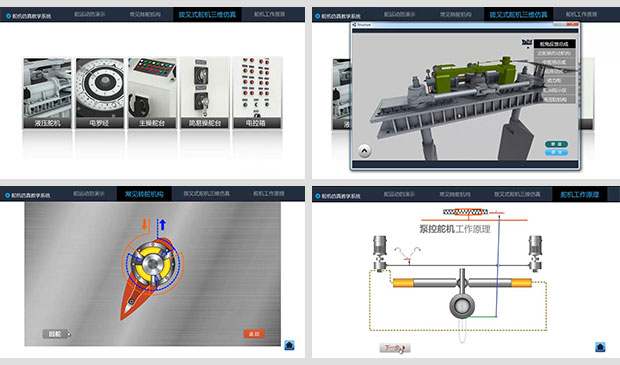 船舶液壓舵機三維仿真教學軟件運用開發(fā)制作