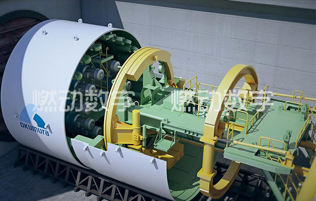 日本奧村機(jī)械盾構(gòu)機(jī)原理及安裝三維仿真演示動(dòng)畫(huà) 日本奧村機(jī)械盾構(gòu)機(jī)原理及安裝三維仿真演示動(dòng)畫(huà)