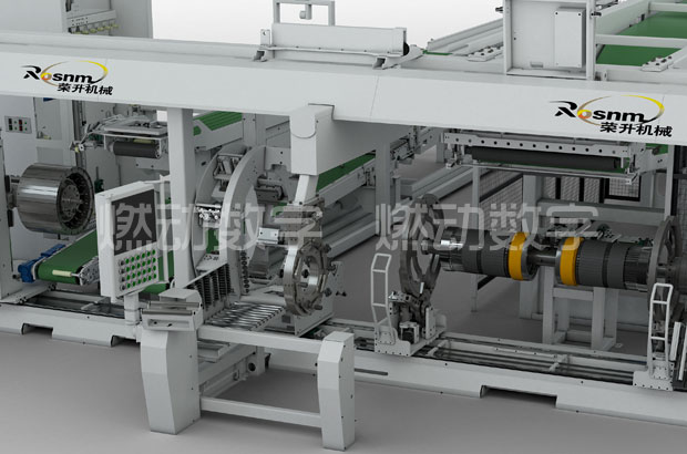 半鋼一次法成型機(jī)三維動畫 半鋼一次法成型機(jī)三維動畫